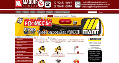 Desktop Screenshot of maquiprental.com.br